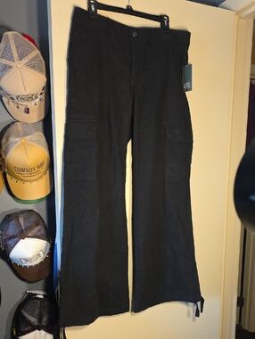 wild fable Black Straight-Leg Cargo Pants